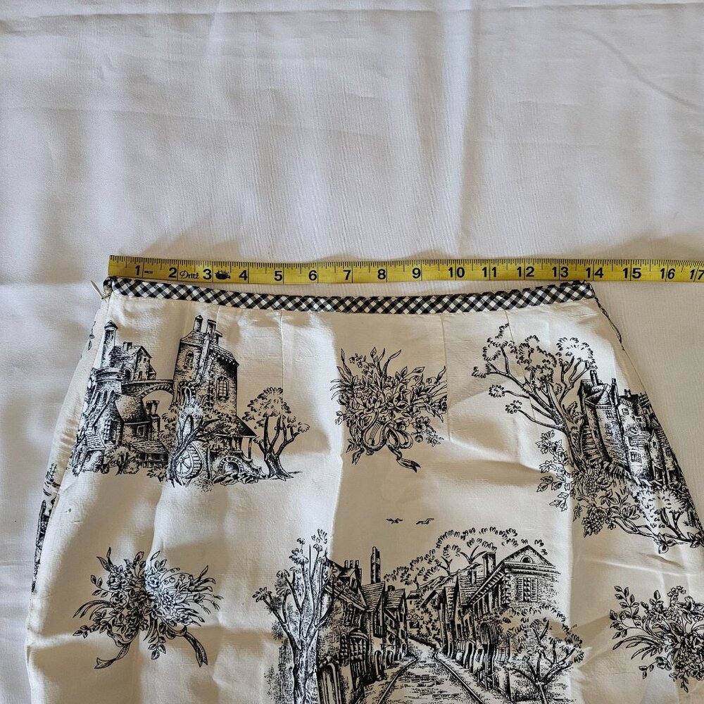 Harris Wallace New York Women's 100% Silk Mini Skirt Size 8 - Picture 9 of 11